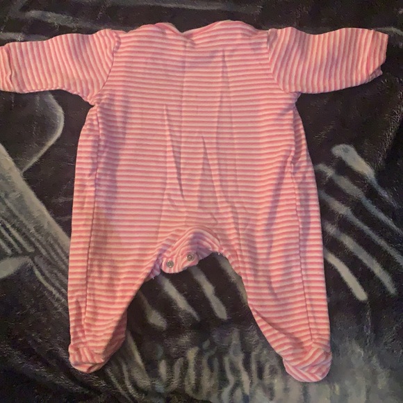 Pink and white Cherokee onesie. Size 3months. Button up. - Picture 3 of 3